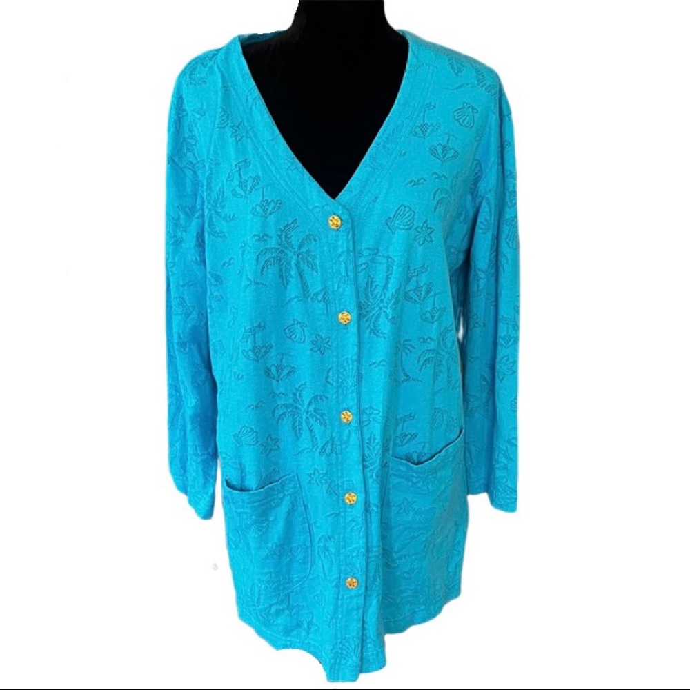 Porto Cruz Oceanside Themed Swim Cover Up